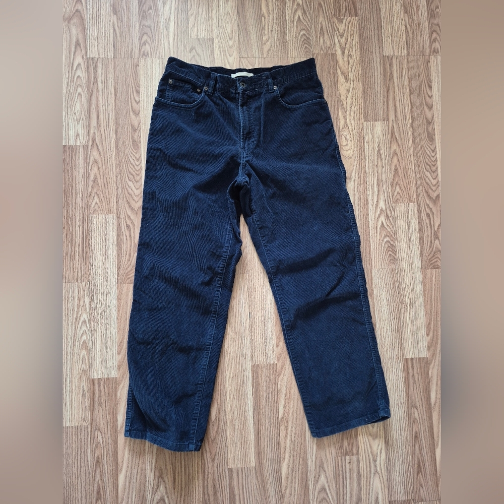L.L. Bean Men's Blue Corduroy Pants